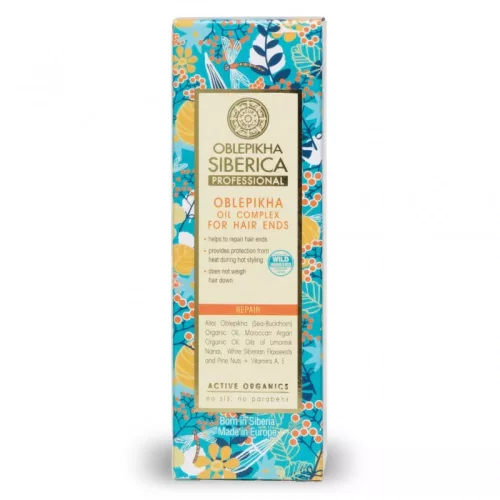 Natura Siberica Homoktövis hajvégápoló olaj 50 ml - Bio és natúr kozmetikumok