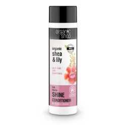 ORGANIC SHOP SHINE ÖBLÍTÉSMENTES KONDICIONÁLÓ VÍZILILIOMMAL ÉS AMARÁNTTAL - Bio és natúr kozmetikumok
