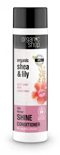 ORGANIC SHOP SHINE ÖBLÍTÉSMENTES KONDICIONÁLÓ VÍZILILIOMMAL ÉS AMARÁNTTAL - Bio és natúr kozmetikumok