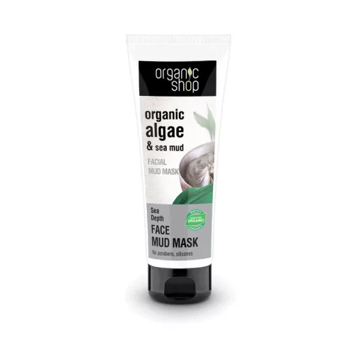 Organic Shop Tengeri mélység iszapos arcpakolás 75 ml - Bio és natúr kozmetikumok