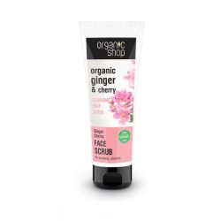   Organic Shop bio gyömbéres cseresznye tisztító arcradír 75 ml
