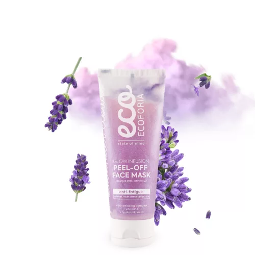 Ecoforia Peel-off arcmaszk levendulával  75 ml - Bio és natúr kozmetikumok