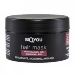 Bio2you natúr haj maszk kollagénnel és hialuronsavval 200 ml - Bio és natúr kozmetikumok