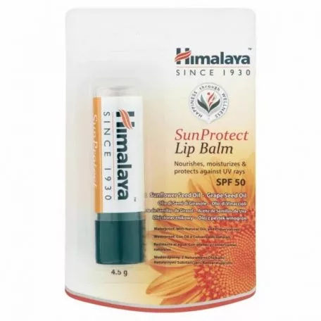 Himalaya herbals ajakbalzsam fényvédő vízálló spf50 4,5 g - Bio és natúr kozmetikumok