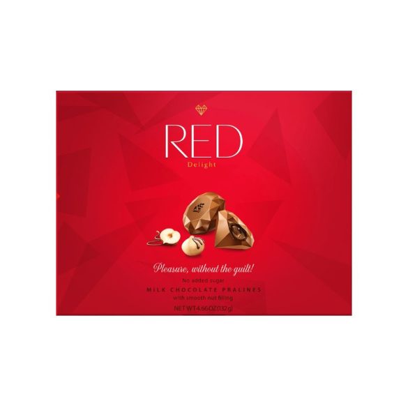 RED DELIGHT CSÖKKENTETT KALÓRIA TARTALMÚ DESSZERT MOGYORÓS 132 g