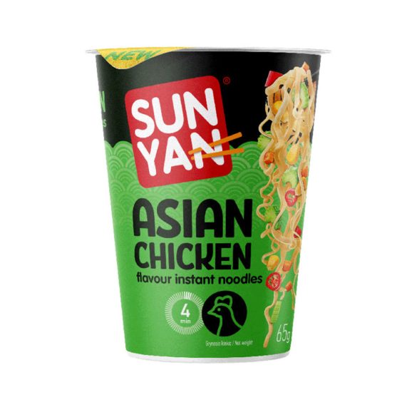 SUN YAN CUP INSTANT TÉSZTA Á.CSIRKE 65G