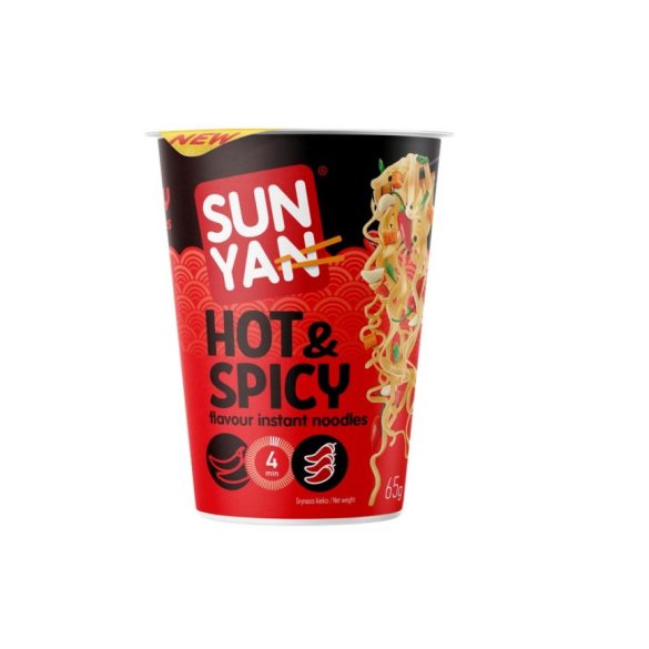 SUN YAN CUP INSTANT TÉSZTA CSÍPŐS 65G