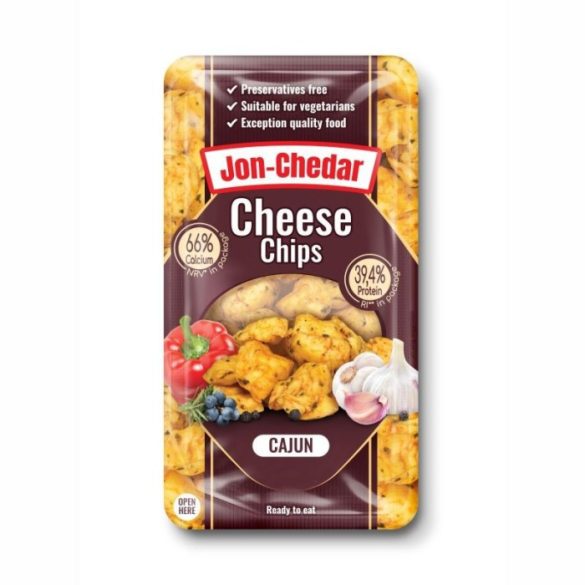 Jon chedar sajt chips cajun 80 g