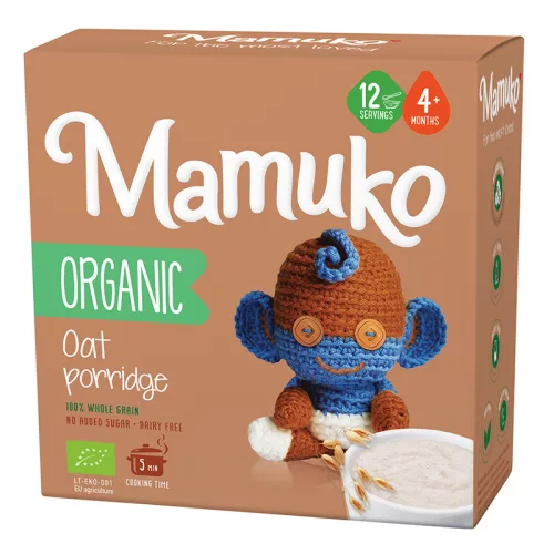 Mamuko bio zabkása 4 hónapos kortól 200 g - Bio és natúr élelmiszerek