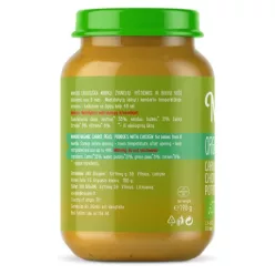 MAMUKO BIO RÉPA, BORSÓ, BURGONYA CSIRKEHÚSSAL, BABÁKNAK 6 HÓNAPOS KORTÓL 190 G - 