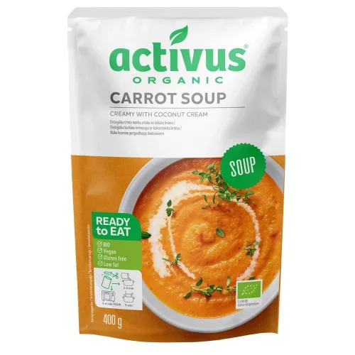 Activus bio sárgarépa krémleves 400g - 