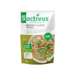 Activus Bio curry tál mungóbabbal&fekete rizs 283g - 