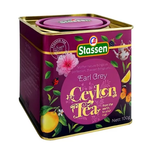 Stassen earl grey tea szálas fémdobozos 100 g - 