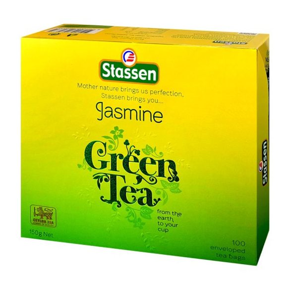 Stassen zöld tea jázmin 100x1,5g 150 g