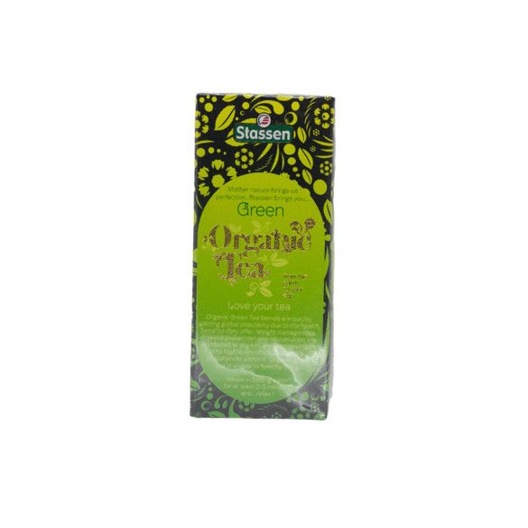 Stassen organikus zöld tea 50x2g 100 g