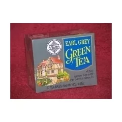 Mlesna earl grey zöld tea 50x2 g 100 g - Bio és natúr élelmiszerek