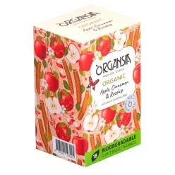  Basilur bio organsia alma fahéj és csipkebogyó tea 18db 32,4 g