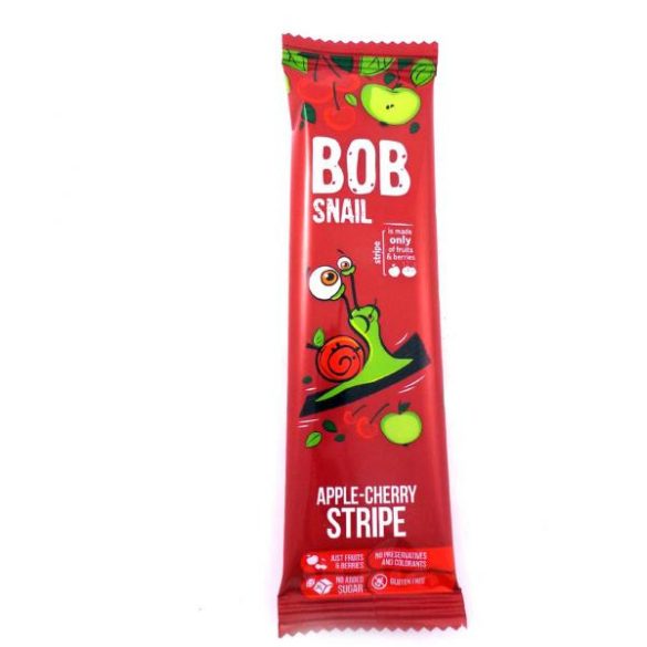 Bob Snail gyümölcstekercs alma-meggy 14 g