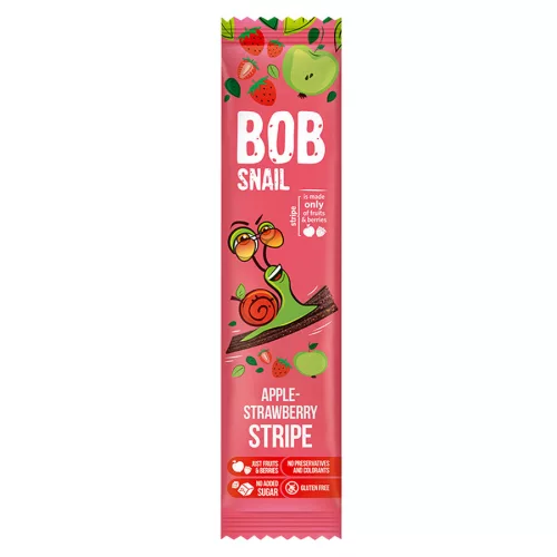 BOB-SNAIL GYÜMÖLCSSZELET ALMA-EPER - Bio és natúr élelmiszerek