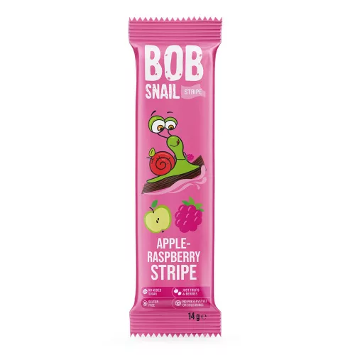 Bob Snail gyümölcstekercs alma-málna 14 g - 
