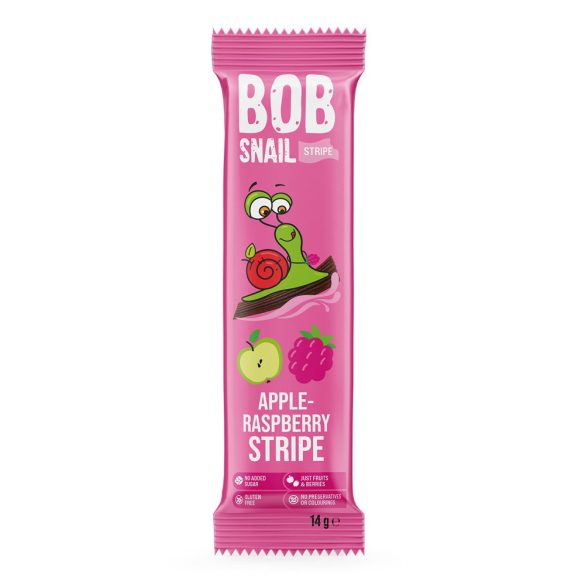 Bob Snail gyümölcstekercs alma-málna 14 g