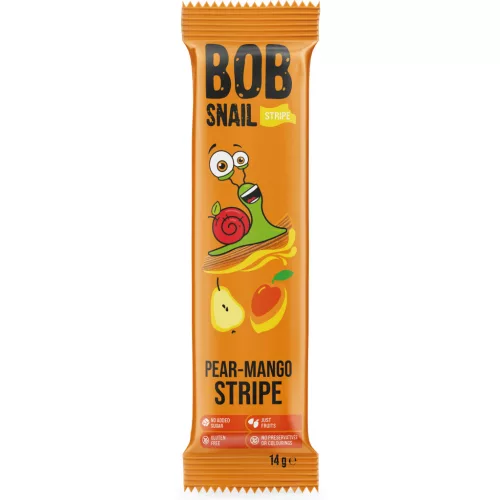 Bob Snail gyümölcstekercs körte-mangó 14 g - 