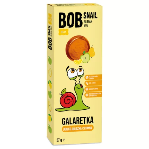 Bob Snail gyümölcszselé alma-körte-citrom 27 g - 