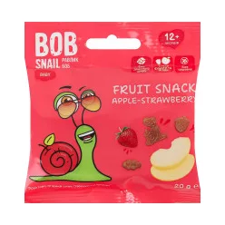 Bob Snail gyümölcs snack alma-eper 20 g