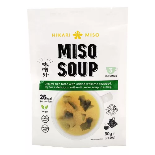 Hikari instant miso leves tengeri wakame algával 60 g - 