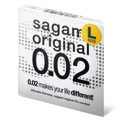 Sagami Original 0,02 L - óvszer - 58mm (1db) – Ízesített óvszer, különleges óvszer