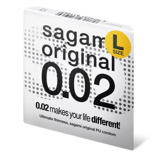 Sagami Original 0,02 L - óvszer - 58mm (1db) – Ízesített óvszer, különleges óvszer