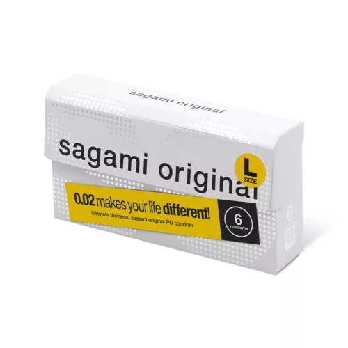 Sagami Original L - óvszer - 58mm (6db) – Egyedi méretű óvszer