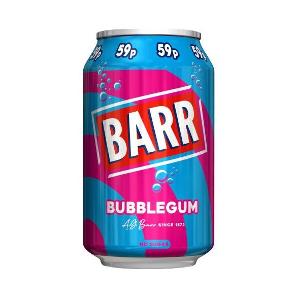 BARR SZÉNS. ÜDÍTŐ BUBBLEGUM CM. 330 ml