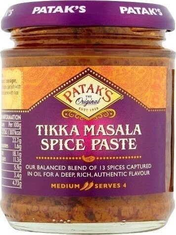 Pataks tikka fűszerpaszta 165 g - Bio és natúr élelmiszerek