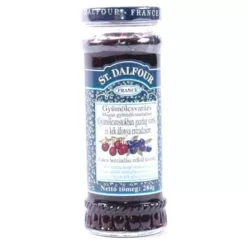 St.dalfour lekvár vörös+kék áfonya 284 g - Bio és natúr élelmiszerek