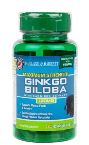 H&B ginkgo biloba kapszula 120mg 30 db - Bio és natúr étrendkiegészítők