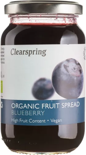 Clearspring Bio Gyümölcslekvár Áfonya 280g - 