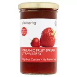 Clearspring Bio Gyümölcslekvár Eper 280g - 