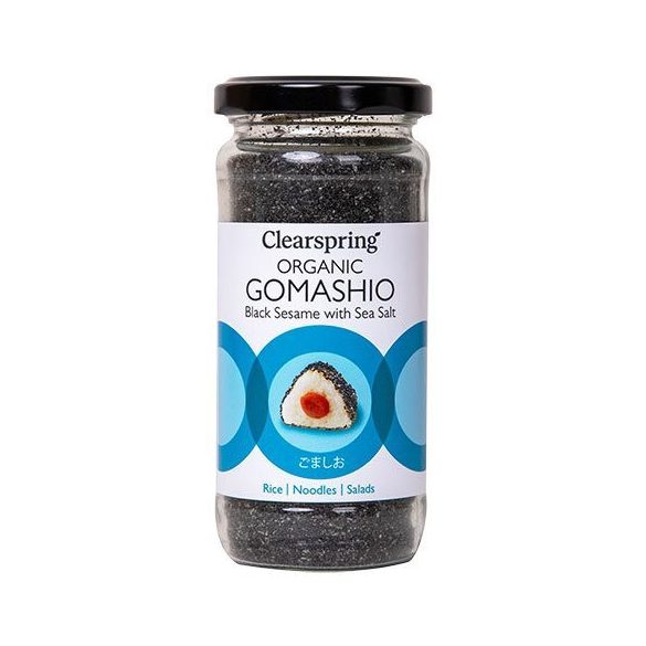 Clearspring bio gomasio fekete szezámsó 100 g