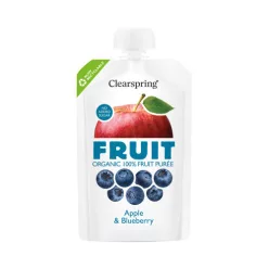 Clearspring Bio Gyüm.püré  alma és áfonya 100 g - 