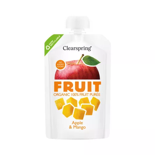 Clearspring Bio Gyüm.püré alma és mangó 100g - 
