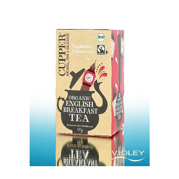 CUPPER BIO ENGLISH BREAKFAST FAIRTR.TEA