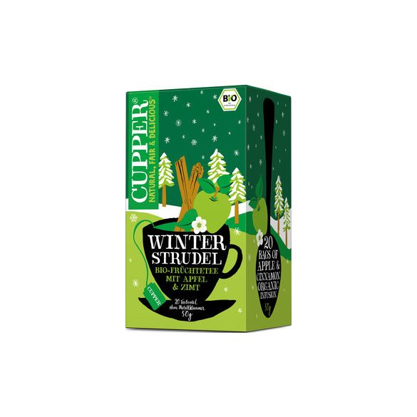 CUPPER XMAS TÉLI ALMÁS FAHÉJAS TEA