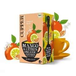 CUPPER BIO TEA MANGÓ-CITRUS - Bio és natúr élelmiszerek