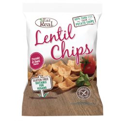 Eat Real lencse chips tejszínes-kapros 40 g