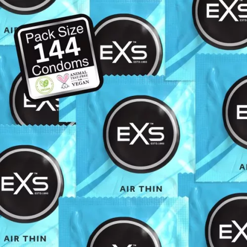 EXS Air Thin - latex óvszer (144db) - Bio és natúr intim termékek