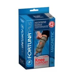 Fortuna neoprén mágneses térdrögzítő uni 1 db - Bio és natúr étrendkiegészítők