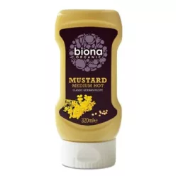 Biona Bio Mustár Közepesen Erős 320 ml - Bio és natúr élelmiszerek