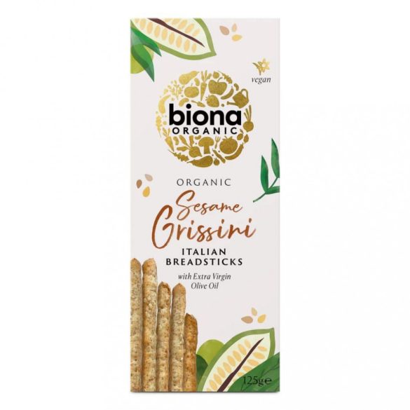 Biona BIO Grissini szezámos olasz kenyérrúd 125 g