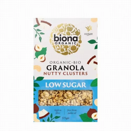 Biona bio granola mogyorós alacsony cukortartalommal 375 g